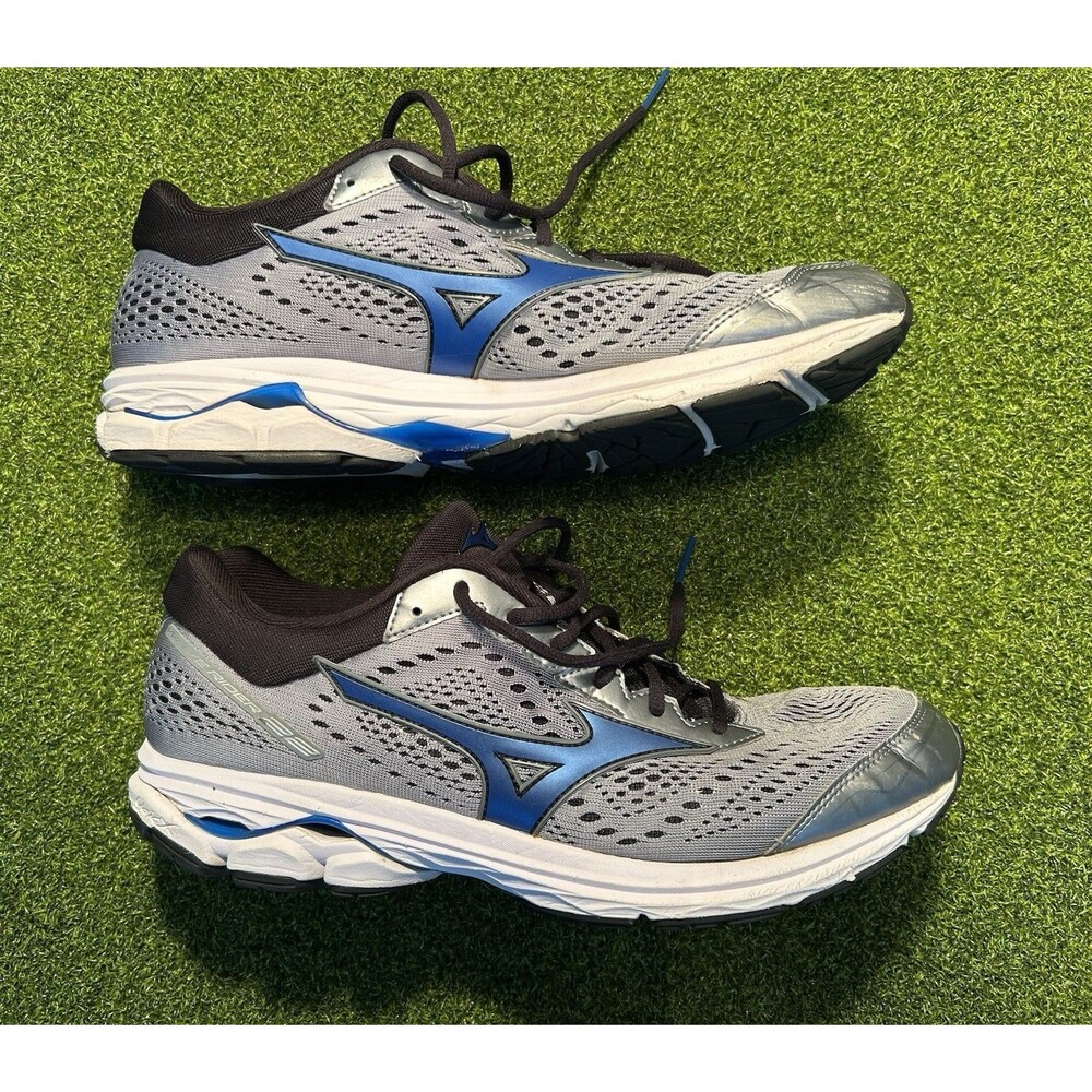 Mizuno Wave Rider 22 Running Shoes Men’s Size 13 Monument Gray Black 410991.9B90